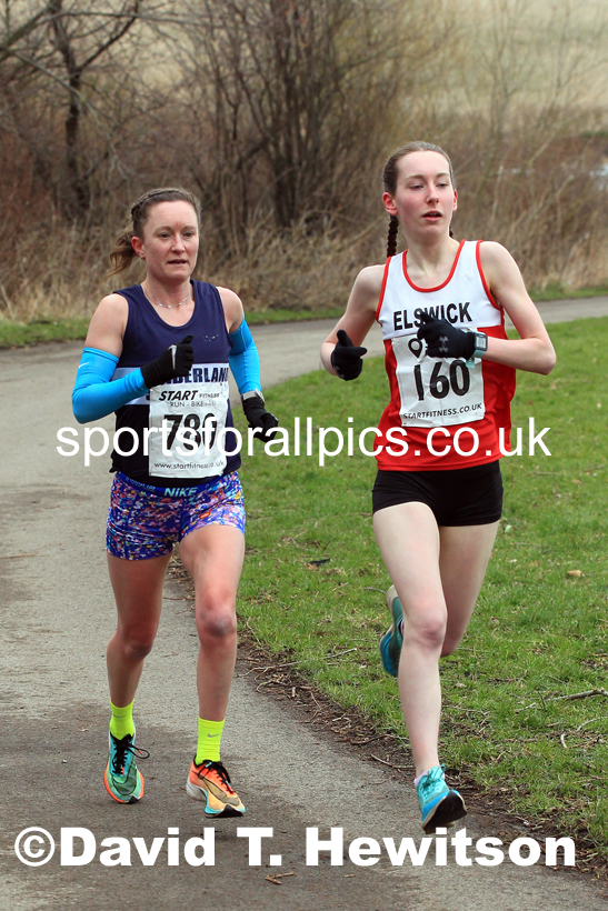 Senior women and veteran women and men over-50s NECAA Road Relay Champs., Hetton Lyons Park, Hetton le Hole, County Durham. Photo: David T. Hewitson/Sports for All Pics